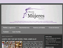 Tablet Screenshot of libreriademujeres.com